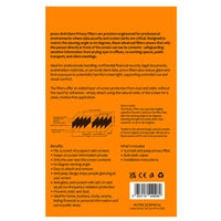 prevo 15.6 Inch Laptop Privacy Screen/ Privacy Filter, Anti-Glare, Anti-Peep, Anti-Static, Blackout