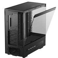 DeepCool CH690 Digital ATX Mid-Tower Case, High-Airflow PC Case with Semi-Glass Panel, USB-C Port, Support for 420mm Radiator, 450mm GPU, ATX PSU, Black