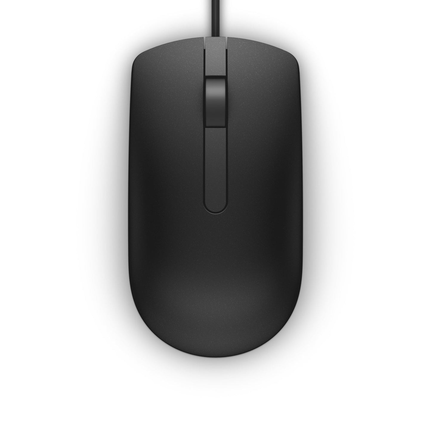 Dell MS116 Wired USB Mouse, 2-Buttons, 1000dpi and Optical Tracking, Ambidextrous Design for PC, Mac and Laptop, Black