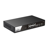 DrayTek VSG2100-K VigorSwitch G2100 8 Port Gigabit Layer 2+ Managed Switch with 2 SFP Uplink Ports