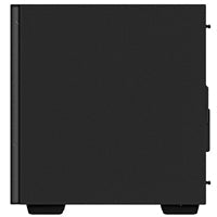 DeepCool MACUBE 110 Case, Home & Business, Black, Micro Tower, 2 x USB 3.0, Tempered Glass Side Window Panel, Micro ATX, Mini-ITX