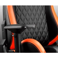 Cougar Armor S Gaming Chair with Reclining and Height Adjustment Black and Orange