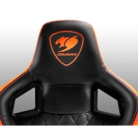 Cougar Armor S Gaming Chair with Reclining and Height Adjustment Black and Orange