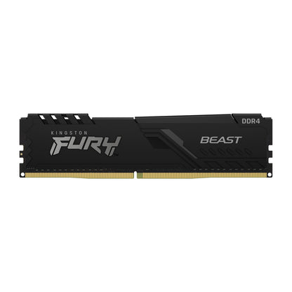 Kingston FURY Beast KF432C16BB/16 16GB (1x 16GB) DIMM System Memory, 3200MHz, DDR4, CL16, Black, Intel XMP