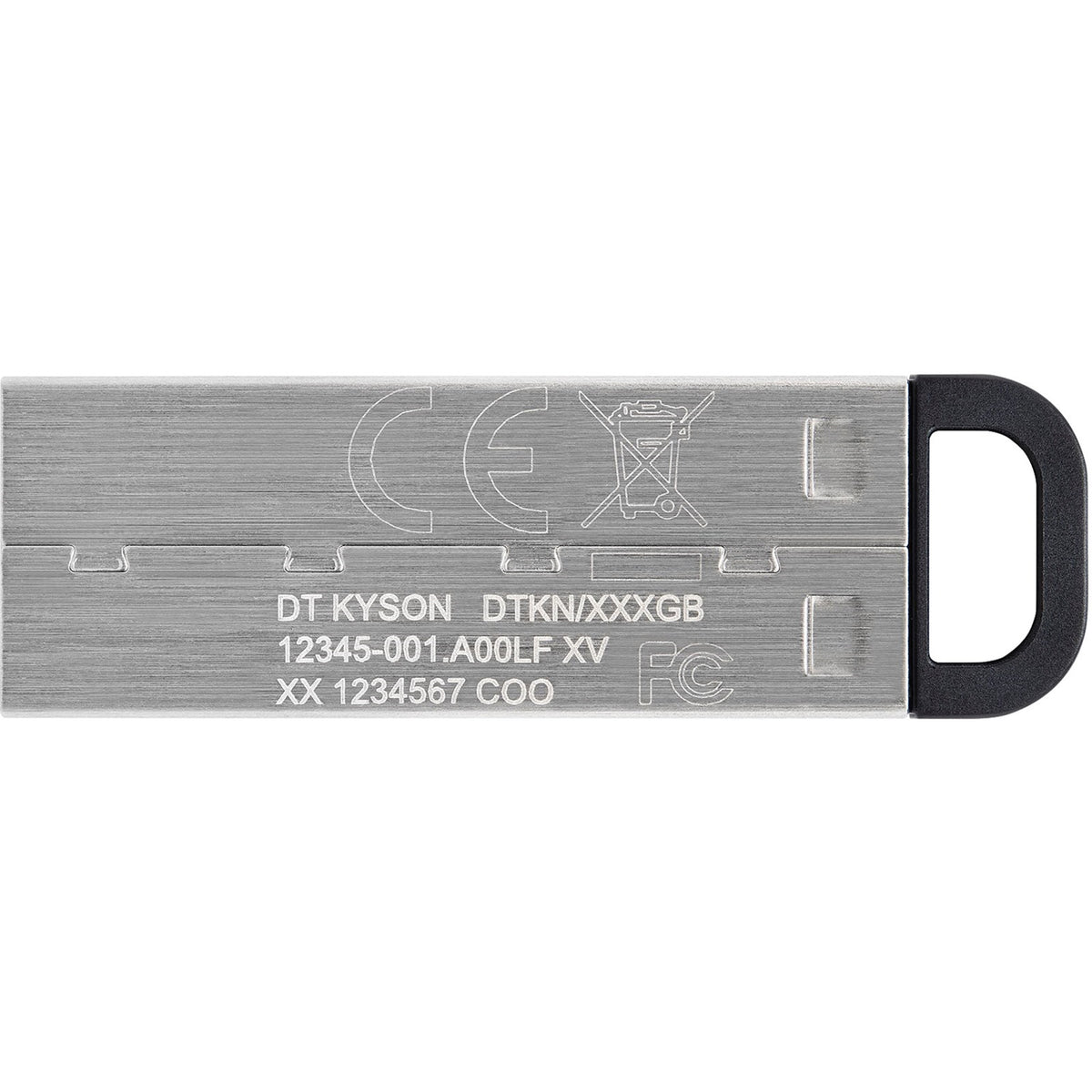 Kingston DataTraveler Kyson 64GB USB 3.2 Capless Metal USB Flash Drive