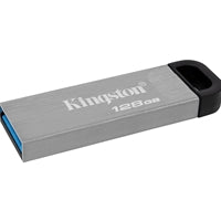 Kingston DataTraveler Kyson 128GB USB 3.2 Capless Metal USB Flash Drive