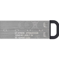 Kingston DataTraveler Kyson 128GB USB 3.2 Capless Metal USB Flash Drive