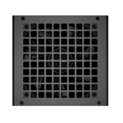 DeepCool PF600 600W PSU, 120mm Silent Hydraulic Bearing Fan, 80 PLUS White, Non Modular, UK Plug, Flat Black Cables, Efficient & Affordable