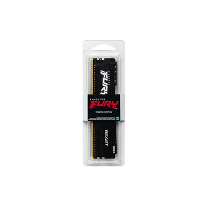 Kingston FURY Beast KF432C16BBK2/64 64GB (2x 32GB) DIMM System Memory, 3200MHz, DDR4, CL16, Black, Intel XMP
