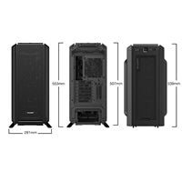be quiet! Silent Base 802 Case, Black, Mid Tower, 2 x USB 3.2 Gen 1 Type-A / 1 x USB 3.2 Gen 2 Type-C, 10mm Front & Side Sound-Dampening Mats, 3 x Pure Wings 2 140mm Black PWM Fans Included, Interchangeable Top & Front Panels