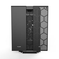 be quiet! Silent Base 802 Case, Black, Mid Tower, 2 x USB 3.2 Gen 1 Type-A / 1 x USB 3.2 Gen 2 Type-C, 10mm Front & Side Sound-Dampening Mats, 3 x Pure Wings 2 140mm Black PWM Fans Included, Interchangeable Top & Front Panels