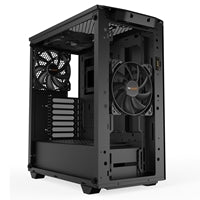 be quiet! Pure Base 500DX Case, Black, Mid Tower, 1 x USB 3.2 Gen 1 Type-A / 1 x USB 3.2 Gen 2 Type-C, Tempered Glass Side Window Panels, 3 x Pure Wings 2 140mm Black PWM Fans Included, ARGB LED Lighting Front Mesh Panel