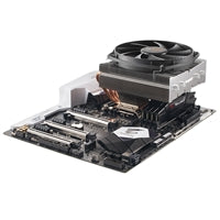 be quiet! Shadow Rock TF 2 Fan CPU Cooler, Universal Socket, Silence-Optimized 135mm PWM Black Cooling Fan, 1400RPM, 5 Heat Pipes, 160W TDP, Space Saving Top-Flow Design