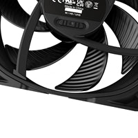 be quiet! Silent Wings Pro 4 PWM Black Fan, 120mm, 3000RPM, 4-Pin PWM Fan Connector, Black Frame, Black Blades, Optimized Fan Blades for the Highest Performance for Radiators & Heat Sinks, 3 Mounting Options, 3 Speed Switch