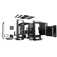 be quiet! Dark Base Pro 901 Full Tower Gaming PC Case, Black, 4x USB 3.2 Type A, Interchangeable Top Cover and Front Panel, Touch Sensitive I/O, 3x Silent WIngs 4 PWM Fans, ARGB Lighting