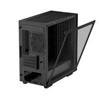DeepCool CH370, Black, Mini Tower Chassis w/ Tempered Glass Window, 1x 120mm Fan, 2x USB 3.0, mATX/mITX