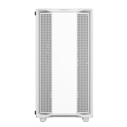 DeepCool CC360 ARGB WH, White, Mini Tower Chassis w/ Tempered Glass Window, 3x 120mm ARGB Fans, USB 3.0, mATX/mITX