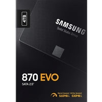 Samsung 870 EVO Series 2.5"  (MZ-77E4T0B/EU) 4TB SATA Internal SSD Drive