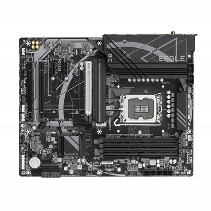 Gigabyte Z790 EAGLE AX Intel 1700 Socket Motherboard, ATX, 4x DDR5 Slots, 3x M.2 Sockets, Fitted I/O Shield, 2.5GbE LAN, Wi-Fi 6E, 1x DisplayPort / 1x HDMI Port