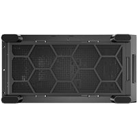 Antec FLUX Mid Tower PC Case - Tempered Glass, Black/Wood, 5 PWM Fans, USB-C, E-ATX/ATX/mATX/ITX Compatibility