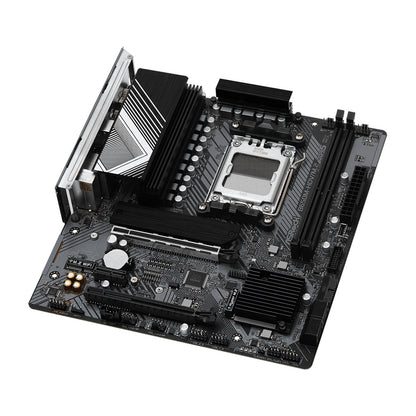 ASRock B650M-HDV/M.2 AMD AM5 Socket Motherboard, Micro-ATX, 2x DDR5 Slots, 2x M.2 Sockets, Fitted I/O Shield, 2.5GbE LAN, 1x DisplayPort / 1x HDMI Port