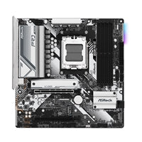 ASRock B650M Pro RS AMD AM5 Socket Motherboard, Micro-ATX, 4x DDR5 Slots, 3x M.2 Sockets, Fitted I/O Shield, 2.5GbE LAN, 1x DisplayPort / 1x HDMI Port