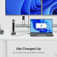 Plugable TBT4-UDZ ThunderBolt 4 Quad Monitor 100W USB-C PD 2.5GbE Docking Station
