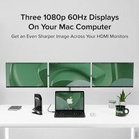 Plugable UD-3900C4 Quad Monitor 96W USB-C PD DisplayLink Certified Docking Station