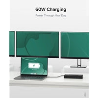 Plugable UD-6950PDZ USB-C Triple Monitor 4K 60W USB-C PD Docking Station