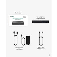 Plugable UD-6950PDZ USB-C Triple Monitor 4K 60W USB-C PD Docking Station