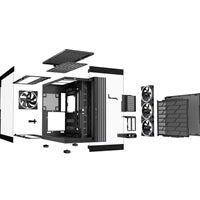 be-quiet! Light Base 900 FX, Black, Full Tower E-ATX Case, Massive ARGB LED Strip, Full Windowed Design, 4 Light Wings 140mm PWM fans included