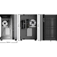 be-quiet! Light Base 600 LX, Black, Midi-Tower ATX Case, Massive ARGB LED Strip, Full Windowed Design, 4x Light Wings LX 120mm PWM fans included