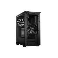 be quiet! Pure Base 501 Airflow Window Black ATX Mid Tower Case with USB-A, USB-C, 2 x Pure Wings 2 140mm Black PWM Fans, Sleek Front Panel and Airflow Cover