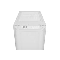 be quiet! Pure Base 501 Airflow Window White ATX Mid Tower Case with USB-A, USB-C, 2 x Pure Wings 2 140mm Black PWM Fans, Sleek Front Panel and Airflow Cover