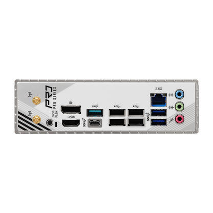 ASRock B850M Pro RS WiFi AMD AM5 Socket Motherboard, Micro-ATX, 4x DDR5 Slots, 3x M.2 Sockets, Fitted I/O Shield, 2.5GbE LAN, Wi-Fi 6E, 1x DisplayPort / 1x HDMI Port