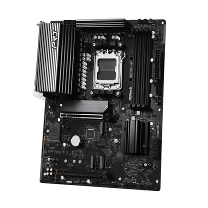 ASRock B850 Pro-A WiFi AMD AM5 Socket Motherboard, ATX, 4x DDR5 Slots, 4x M.2 Sockets, 2.5GbE LAN, Wi-Fi 6E, 1x HDMI Port / 1x USB-C