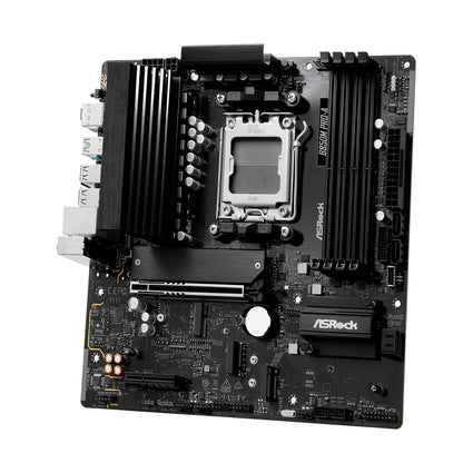 ASRock B850M Pro-A AMD AM5 Socket Motherboard, Micro-ATX, 4x DDR5 Slots, 3x M.2 Sockets, 2.5GbE LAN, 1x DisplayPort / 1x HDMI Port