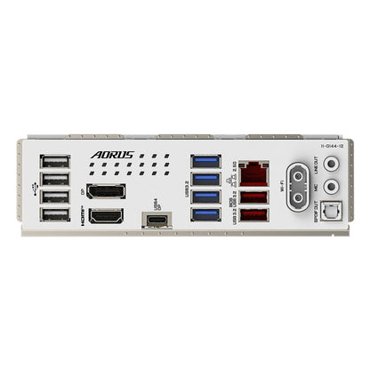 Gigabyte B860 AORUS ELITE WIFI7 ICE Intel 1851 Socket Motherboard, ATX, 4x DDR5 Slots, 3x M.2 Sockets, Fitted I/O Shield, 2.5GbE LAN, Wi-Fi 7, 1x DisplayPort / 2x HDMI / 1x USB-C (USB4)