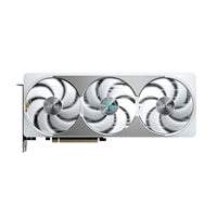 Gigabyte NVIDIA GeForce RTX 5080 AERO OC SFF 16GB GDDR7 Graphics Card, 10752 CUDA Cores, 2730 MHz Core Clock, Triple Fan, White, RGB, 3x DisplayPorts / 1x HDMI Ports
