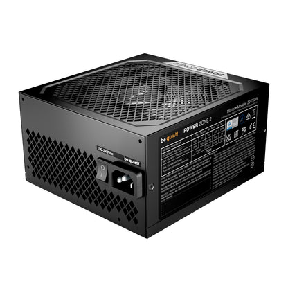 be quiet! Power Zone 2 750W PSU - 80 PLUS Platinum, Semi-Passive Cooling, Pure Wings 3 Fan, PCIe 5.1/ATX 3.1 Compatibility, 10-Year Warranty
