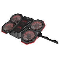 Marvo Scorpion FN-41 Atlas 60 USB Powered Six Fan Laptop Cooling Stand (Black)