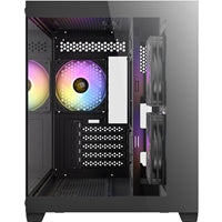 Antec CX600M ARGB Mini-Tower PC Gaming Case, 270 Full-View Tempered Glass, 3x 120mm ARGB LED Fans, USB 3.0, Dust Filters, Tool-Free Installation, Black
