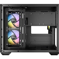 Antec CX600M ARGB Mini-Tower PC Gaming Case, 270 Full-View Tempered Glass, 3x 120mm ARGB LED Fans, USB 3.0, Dust Filters, Tool-Free Installation, Black