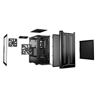 be quiet! Pure Base 501 DX Airflow Window Black ATX Mid Tower ARGB Case with USB-A, USB-C, 3 x Pure Wings 3 140mm Black PWM Fans