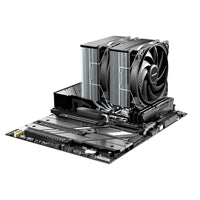 be quiet! Pure Rock Pro 3 CPU Cooler, Universal Socket, 2 x Pure Wings Fans, 2000RPM, only 34.8dB(A) at maximum fan speed, 250W TDP, 3-year manufacturer's warranty