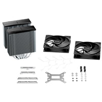 be quiet! Pure Rock Pro 3 CPU Cooler, Universal Socket, 2 x Pure Wings Fans, 2000RPM, only 34.8dB(A) at maximum fan speed, 250W TDP, 3-year manufacturer's warranty