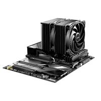 be quiet! Pure Rock Pro 3 CPU Cooler, Black, Universal Socket, 2 x Pure Wings Fans, 2000RPM, only 34.8dB(A) at maximum fan speed, 250W TDP, 3-year manufacturer's warranty