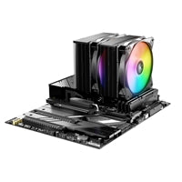 be quiet! Pure Rock Pro 3 LX CPU Cooler, Universal Socket, 2 x Light Wings Fans, 2000RPM, only 34.8dB(A) at maximum fan speed, 250W TDP, 3-year manufacturer's warranty