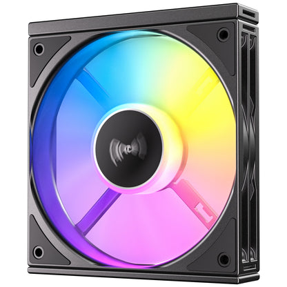 Antec Connect 120 ARGB Reverse 3-Pack 120mm PWM Fans with Daisy Chain Design and Vibration-Absorbing Pads
