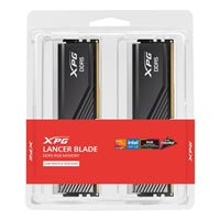 Adata LANCER RGB AX5U6000C3616G-DTLABRBK DDR5 6000MHz, 32GB, (2 x 16GB) CL36-38-38, 1.35v, Retail, Black RGB System Memory